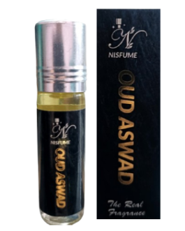NISFUME ATTAR OUD ASWAD 6ML